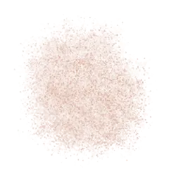 A subtle pinkish-beige textured background with fine speckles.